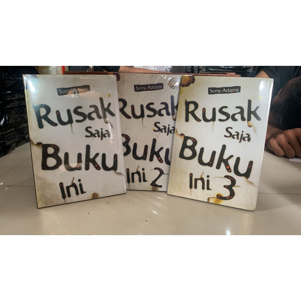 Jual Buku SONY ADAMS - Rusak Saja Buku Ini 1 - Rusak 2 - Rusak 3 [BUKU ...