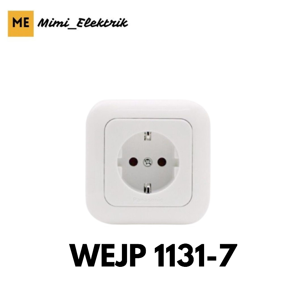 Jual Stop Kontak Panasonic WEJP 1131-7 (NON CP) | Shopee Indonesia