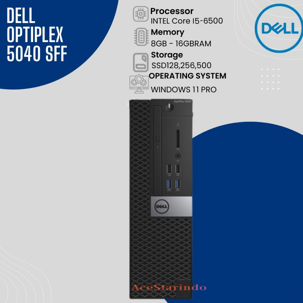 Win 11 PRO - 32Gb -SSD-HDMI - PC Dell Optiplex 7040 / 3040 / 5040 /3050 SFF Slim Core I5 6500 Mulus
