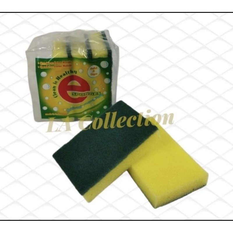 Jual Sponge Kuning Cuci Piring 2 Sisi / Spons Busa Kuning | Shopee ...