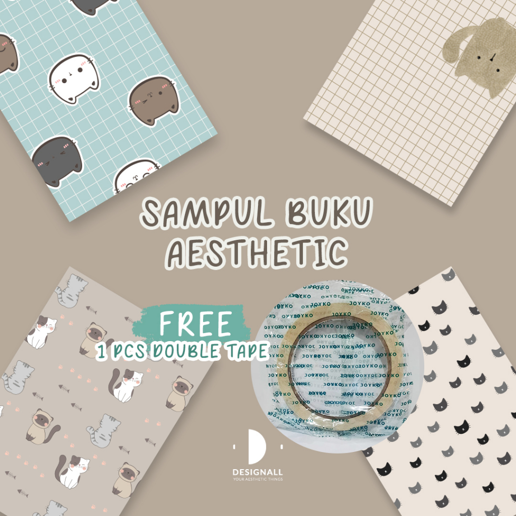 Jual Isi 6 Pcs Designall Sampul Buku Aesthetic Sampul Buku Motif Sampul Buku Bigboss 4807