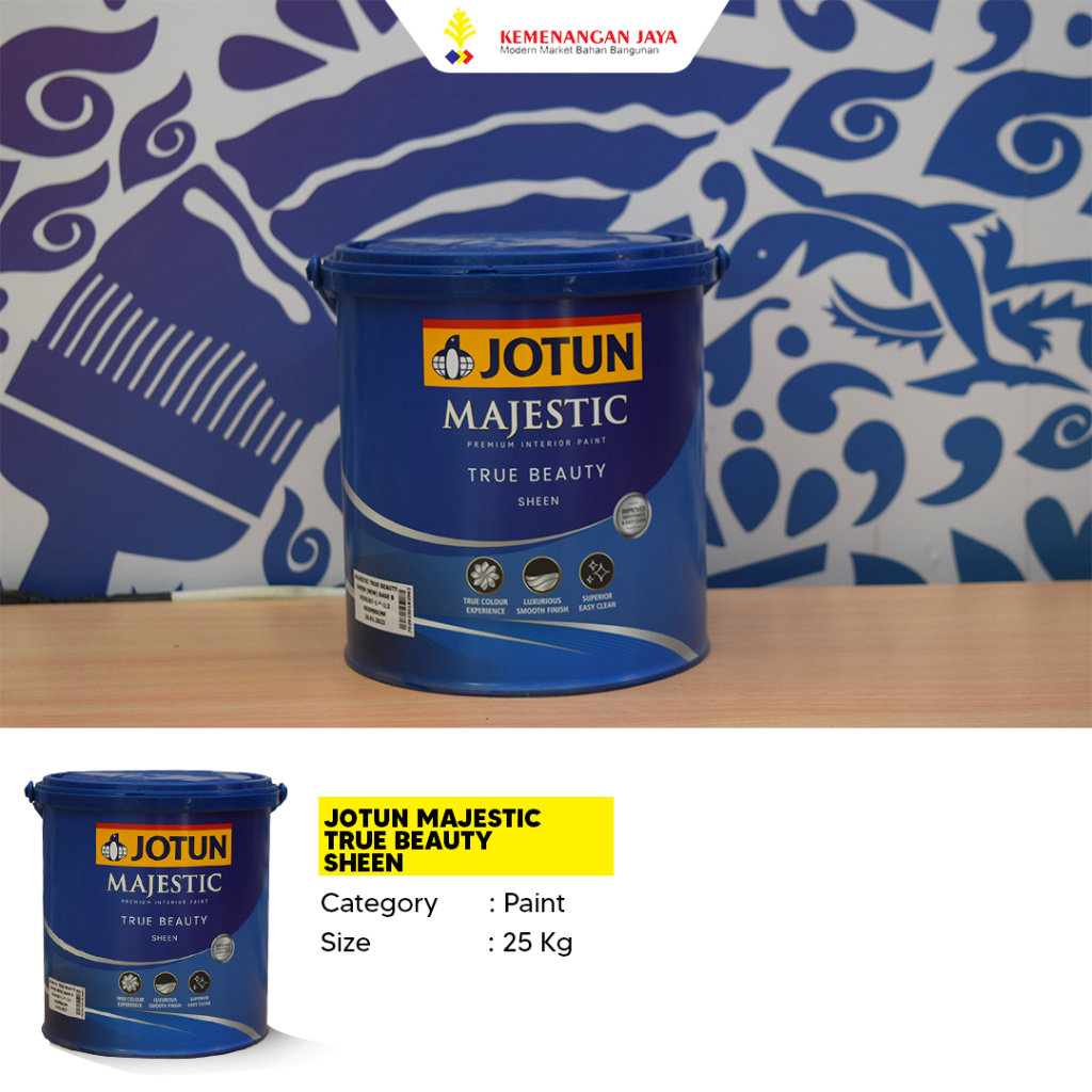 Jual Cat Tembok Jotun Majestic True Beauty Sheen 25 Kg Shopee Indonesia 6950