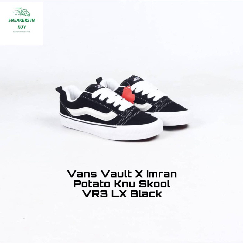 Jual Sneakers Vans Vault X Imran Potato Knu Skool Vr3 Lx Black White Shopee Indonesia 3626