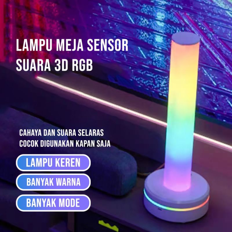 Jual Pplus Lampu Led Rgb Bar Strip Spectrum Audio Indicaror Music Sound Control Lamp Lampu