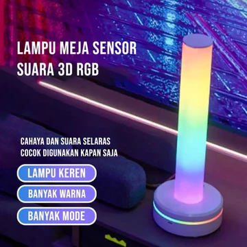 PPLUS Lampu LED RGB Bar Strip Spectrum Audio Indicaror Music Sound Control Lamp Lampu RGB