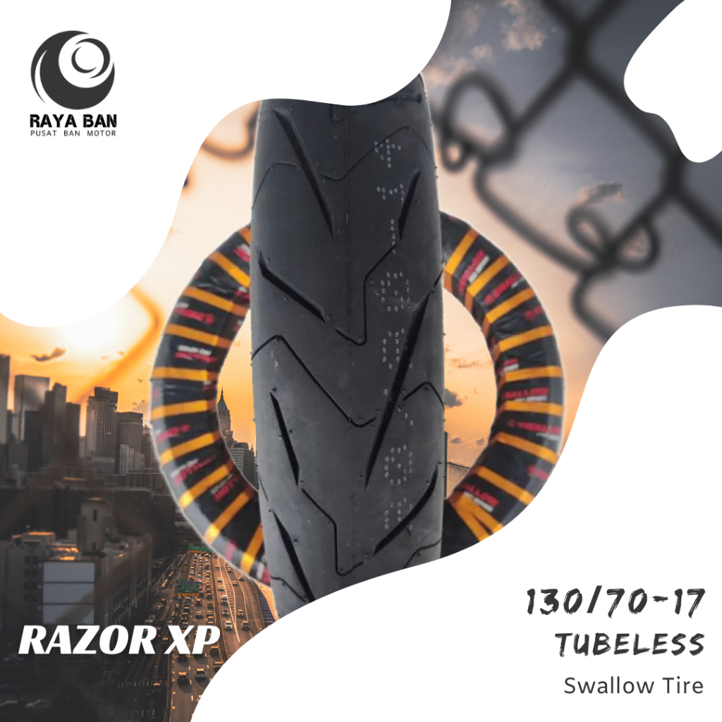 Jual Ban Motor Swallow Razor XP 130/70-17 TL Pro Series | Shopee Indonesia
