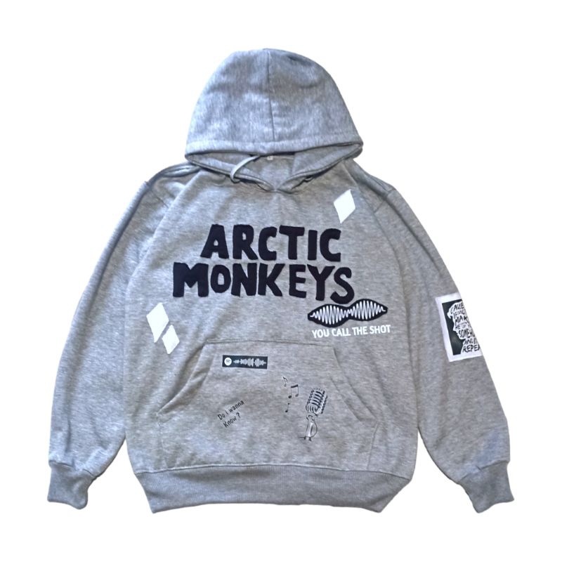 Jual (SOS GRIPH R82) REWORK HOODIE GREY ARTCMONKY | Shopee Indonesia