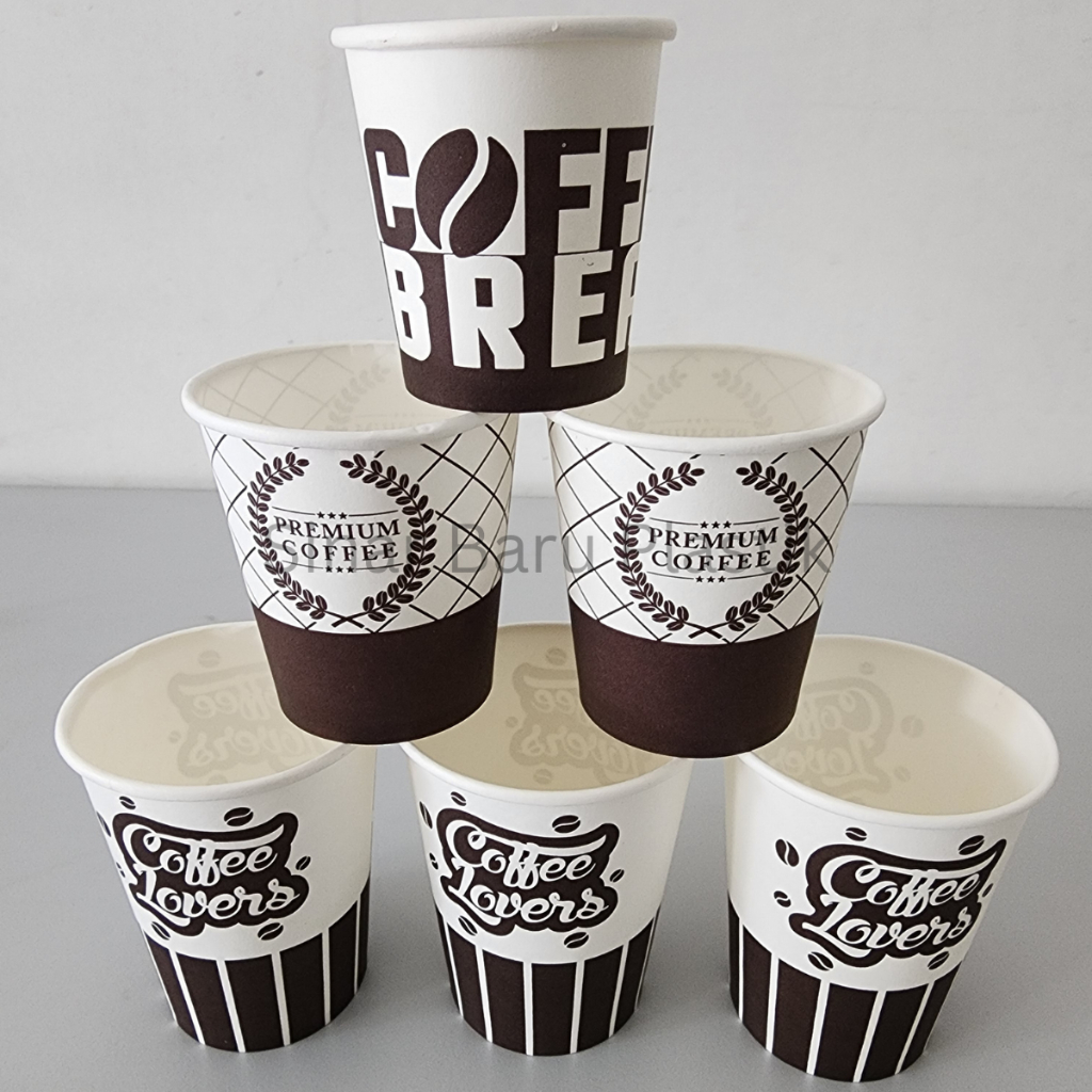 Jual Paper Cup/Hot Cup Motif 4 Oz (50 pcs) | Shopee Indonesia