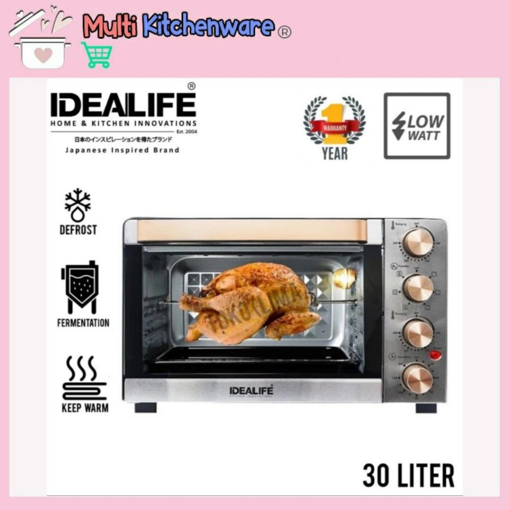 Jual Idealife Oven Listrik Low Watt IL-330 / IL330 Kapasitas 30 Liter ...