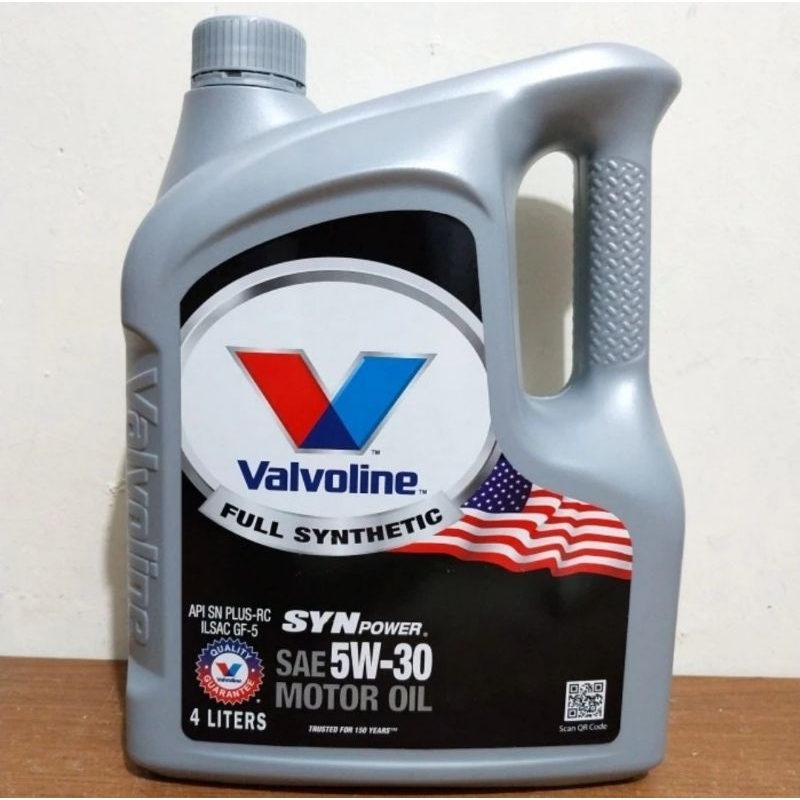 Jual Oli valvoline synpower 5w-30 api sn plus 4L-fully synthetic ...