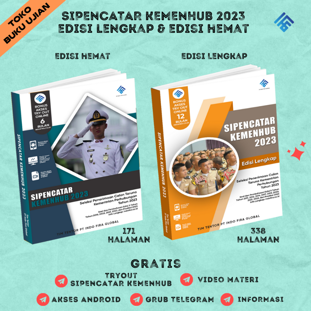 Jual Buku TERBARU SIPENCATAR KEMENHUB 2023 (Edisi Lengkap & Edisi Hemat ...