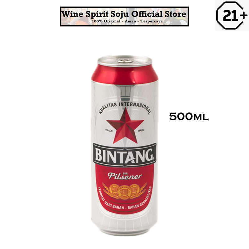 Jual Bir Bintang Kaleng 500ml | Shopee Indonesia