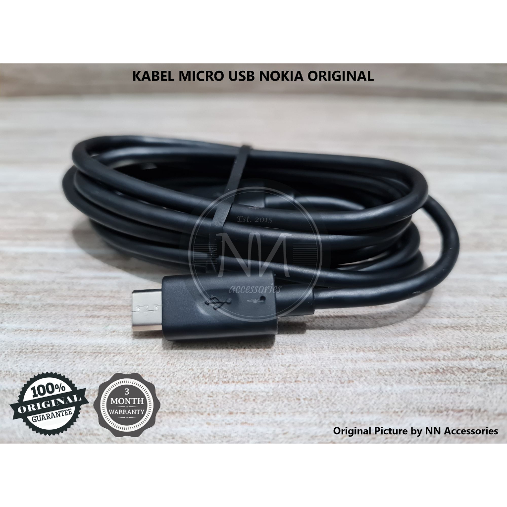 Jual KABEL DATA MICRO USB NOKIA LUMIA CA-190CD 1520 1320 1020 930 920 ...