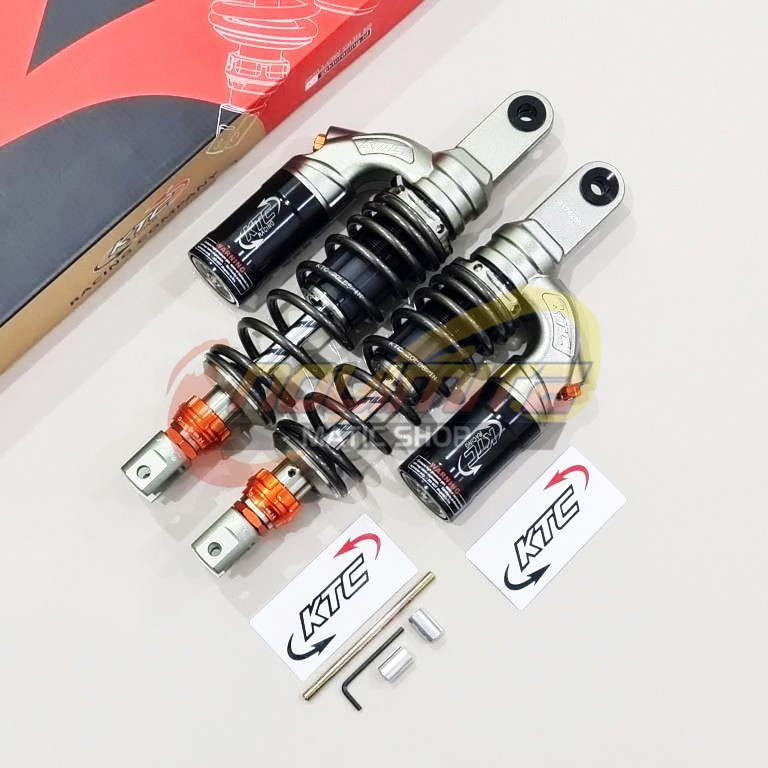 Jual Shock KTC Extreme EVO Titanium Grey 335mm Shockbreaker Racing NMAX ...