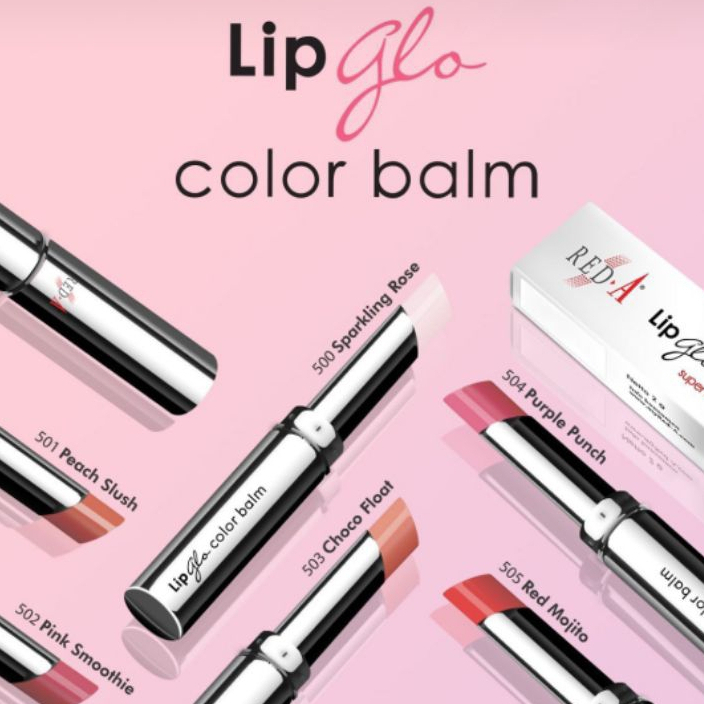Jual RedA Lip Glo Color Balm 3 in 1 Lip Balm Lipstick Lip Gloss