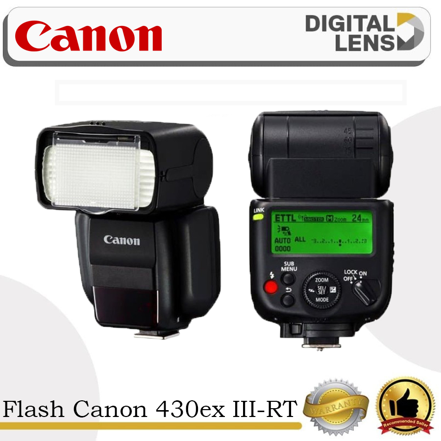Jual Flash Canon Speedlite 430EX IIIRT / 430 EX III RT Shopee Indonesia