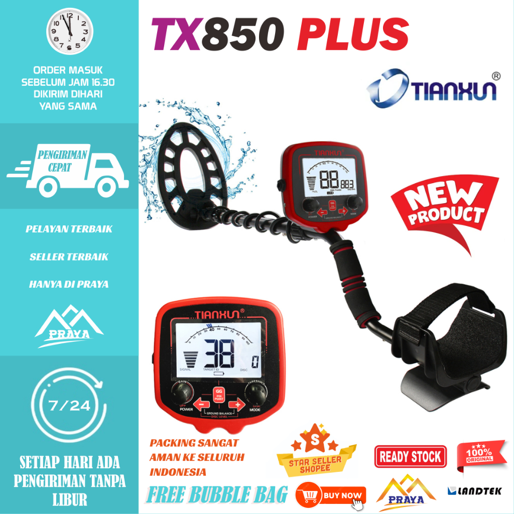 Jual TIANXUN tx850 PLUS TX-850 PLUS metal detector detektor logam emas ...