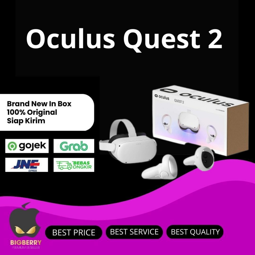 Jual OCULUS Quest 2 AllinOne VR Virtual Reality Gaming Set 128GB
