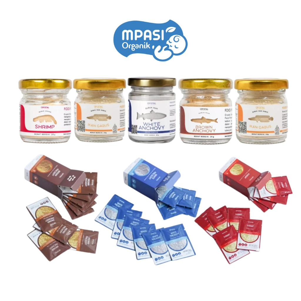Jual Crystal of the Sea (20GR) / Kaldu MPASI / Anchovy Food Powder