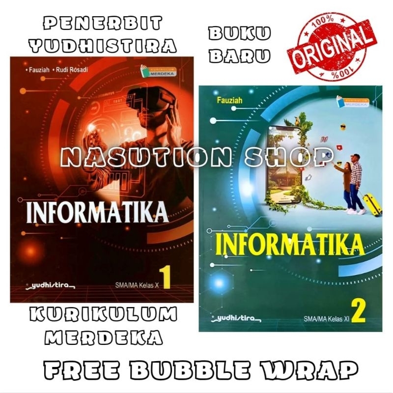 Jual Buku INFORMATIKA Kelas 1 2 / 10 11 SMA Yudhistira Kurikulum ...