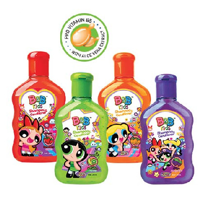 Jual B&B Kids Powerpuff Girl Shampoo & Conditioner 200ml | Shopee Indonesia