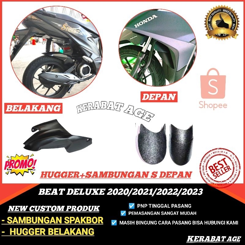 Jual Spakbor kolong beat street 2021 2022 2023 led tebal custom ...