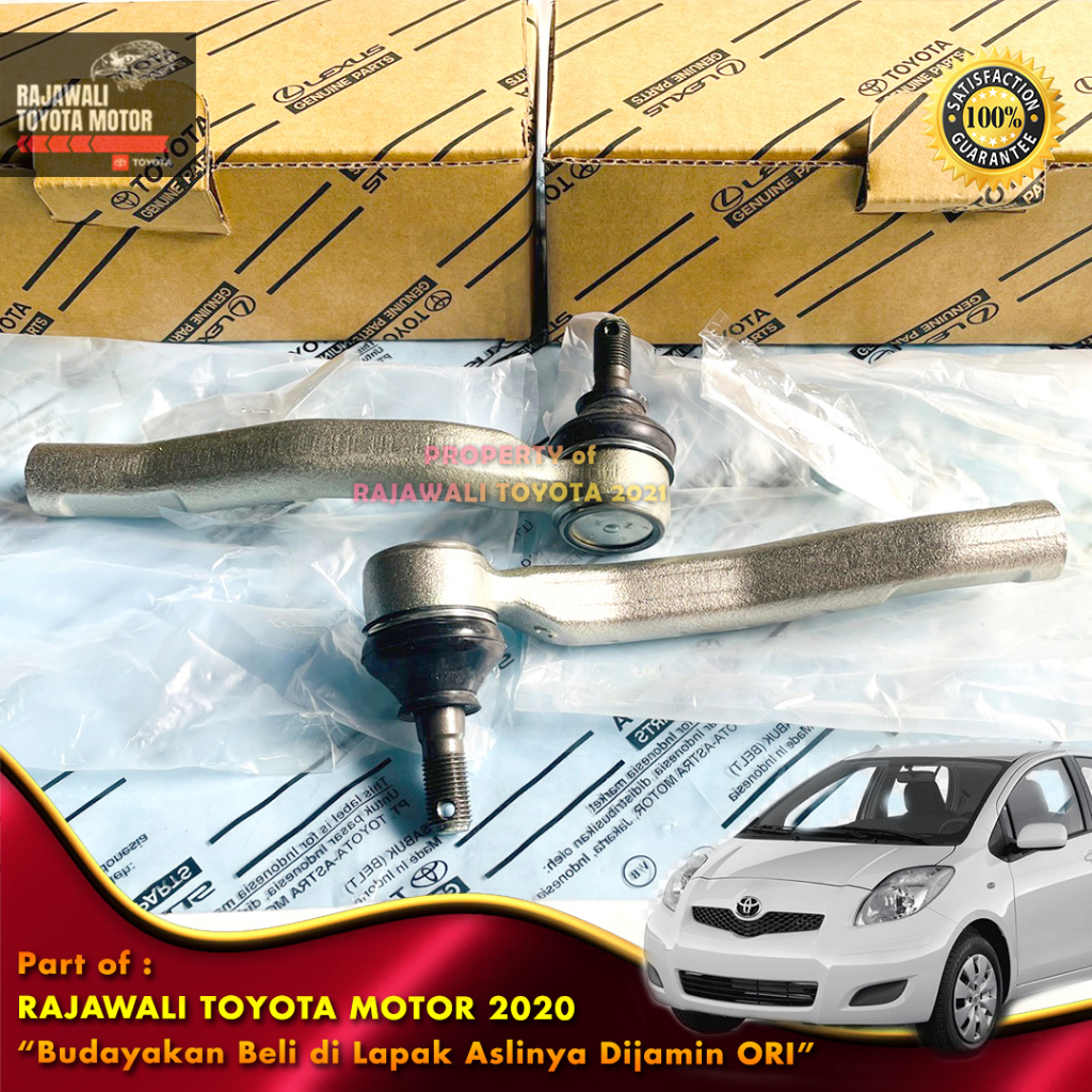 Jual Tie Rod End Yaris & New Vios 2006-2014 Kiri Kanan Terod Rack End ...