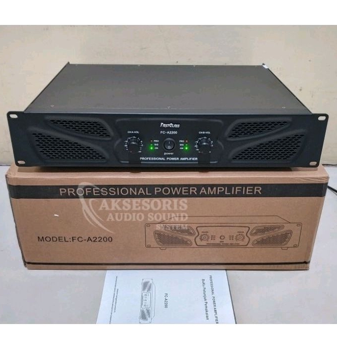 Jual Power Amplifier FirstClass FC A2200 2X800 Watt Kualitas Bagus ...