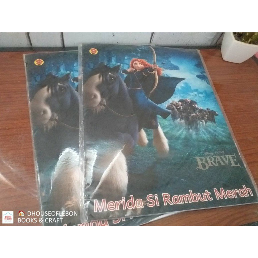 Jual Buku Aktivitas Disney PIXAR BRAVE - Merida Si Rambut Merah ...