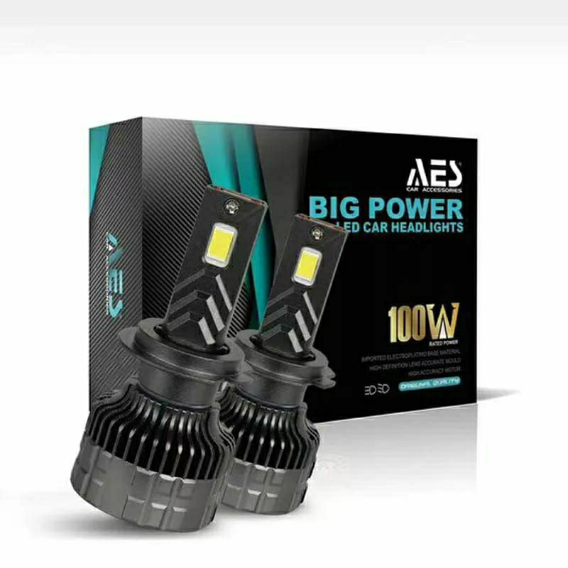 Jual Turbo LED Headlight Lampu Utama H4 H11 MOBIL MOTOR P5 100 Watt ...