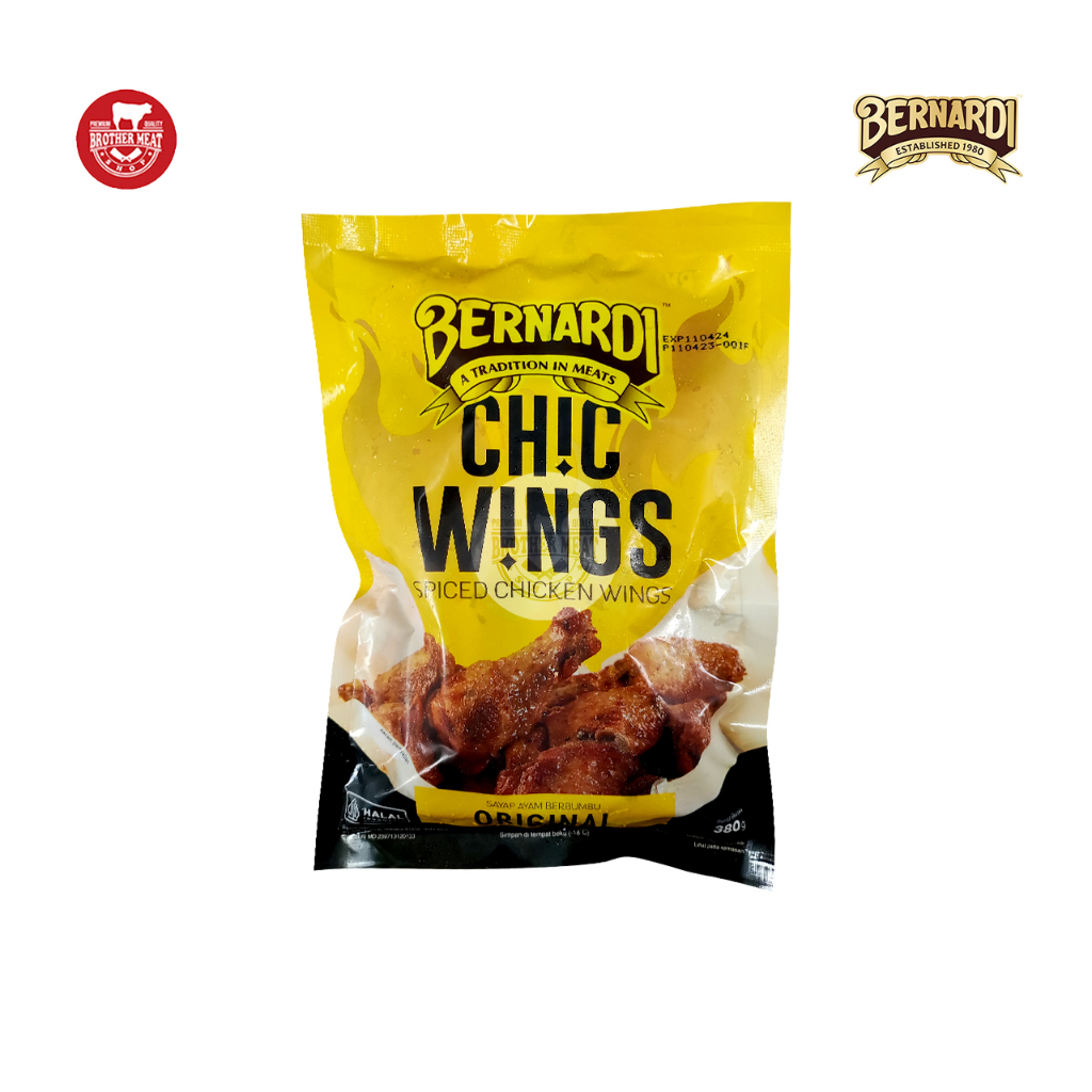 Jual BERNARDI Spicy Chicken Wing 380gr, Halal Shopee Indonesia