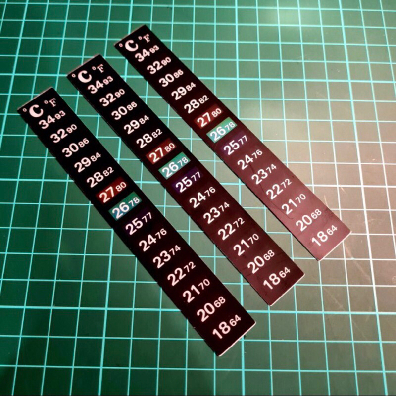 Jual Stiker Temperatur Termometer untuk Suhu Air Aquarium dan Ruangan