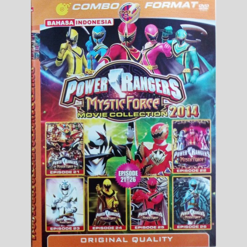 Jual Kaset Koleksi Kartun Power Rangers Mistic Force | Shopee Indonesia
