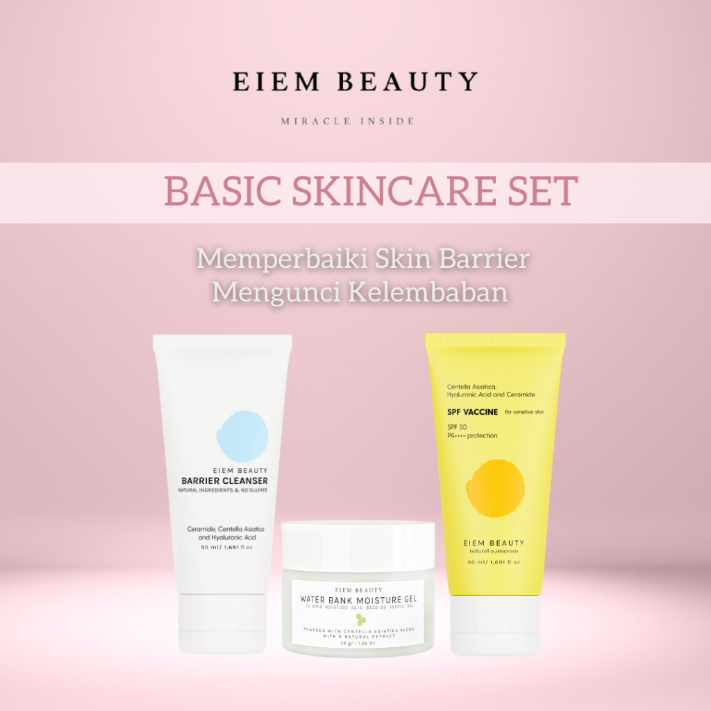Jual Eiem Beauty Basic Skincare Set Facial Wash + Moisturizer