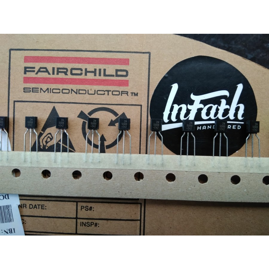 thumbnail image 2 of 2N5088 Original New Fairchild Transistor – NPN General Purpose, Dalbani 2N5088 2 of 5