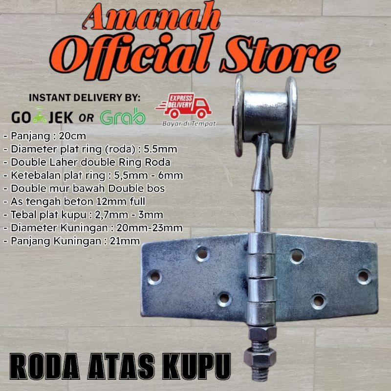 Jual Engsel Kupu Roda Atas Pintu Garasi Handerson Pintu Sliding Dan