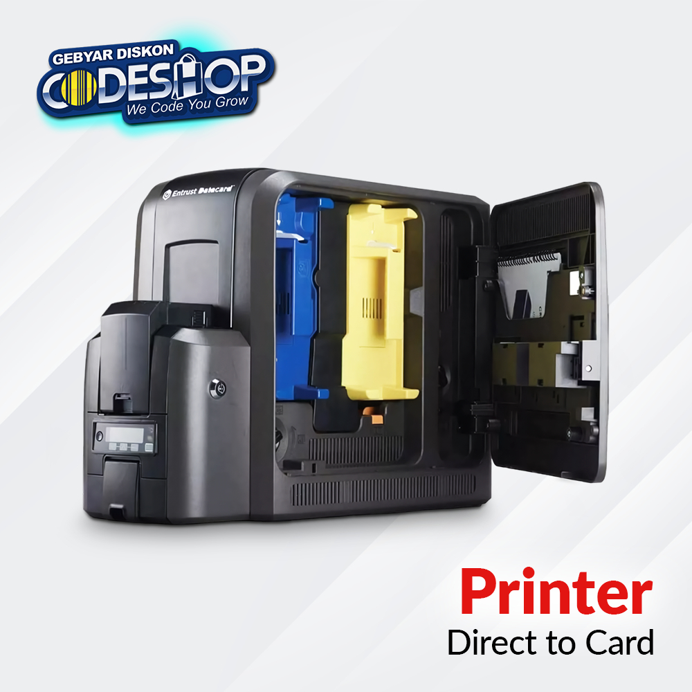 Jual Entrust Datacard CR707 Dual Side Printer ID Card Cetak Kartu PVC ...
