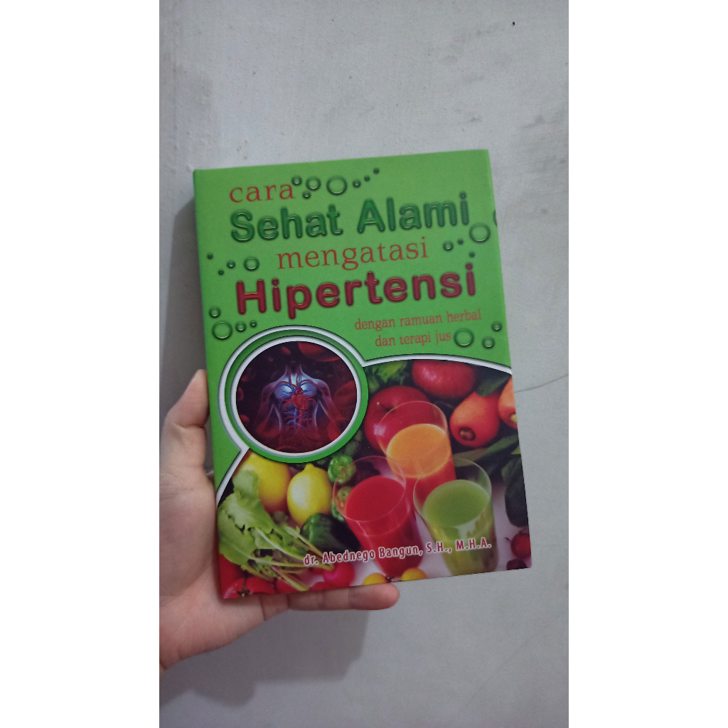 Jual Buku Cara Sehat Alami Mengatasi Hipertensi Hardcover Shopee