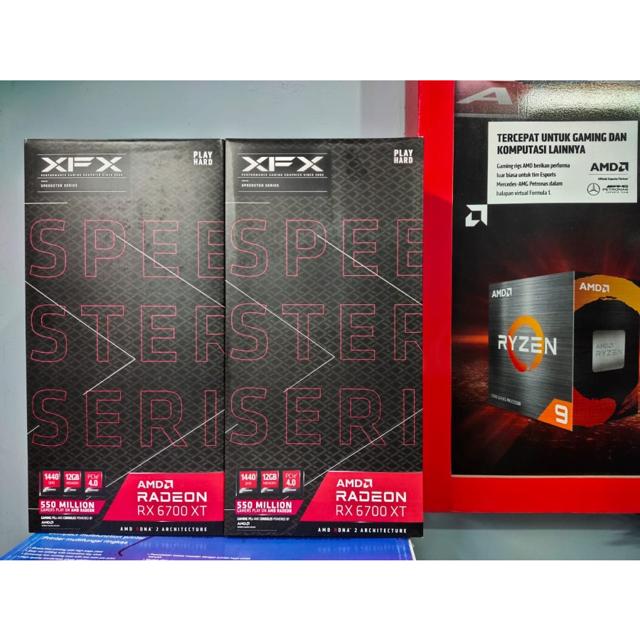 Jual XFX RADEON RX 6700 XT / 6700XT 12GB DDR6 SPEEDSTER SWFT | Shopee ...