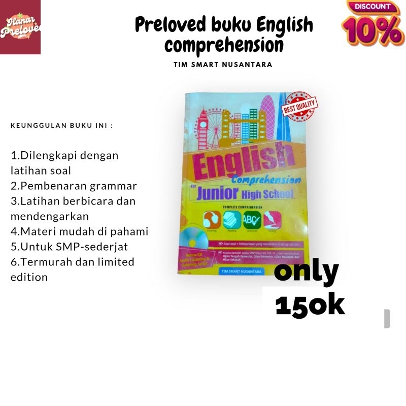 jual-buku-english-comprehension-for-junior-high-school-shopee-indonesia