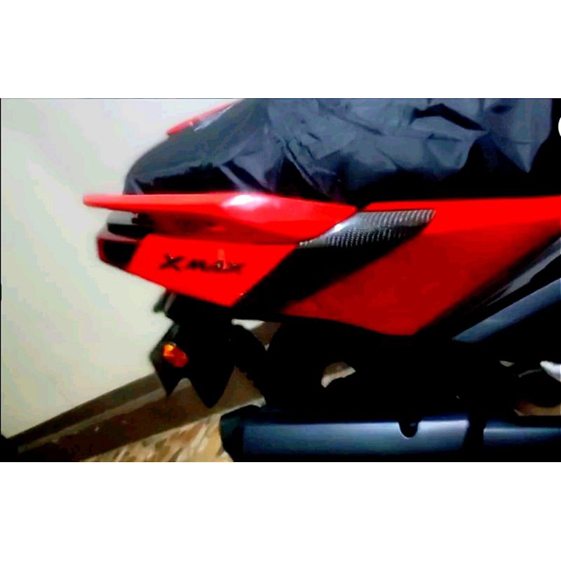 Jual Pelundung Body Samping Yamaha Xmax Connected Karbon Kevlar