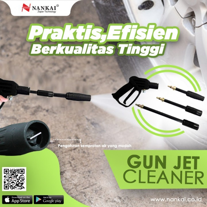 Jual Gun Jet Cleaner 3IN1 Nankai - Pisto l/ Stik Cuci Mobil Motor ...