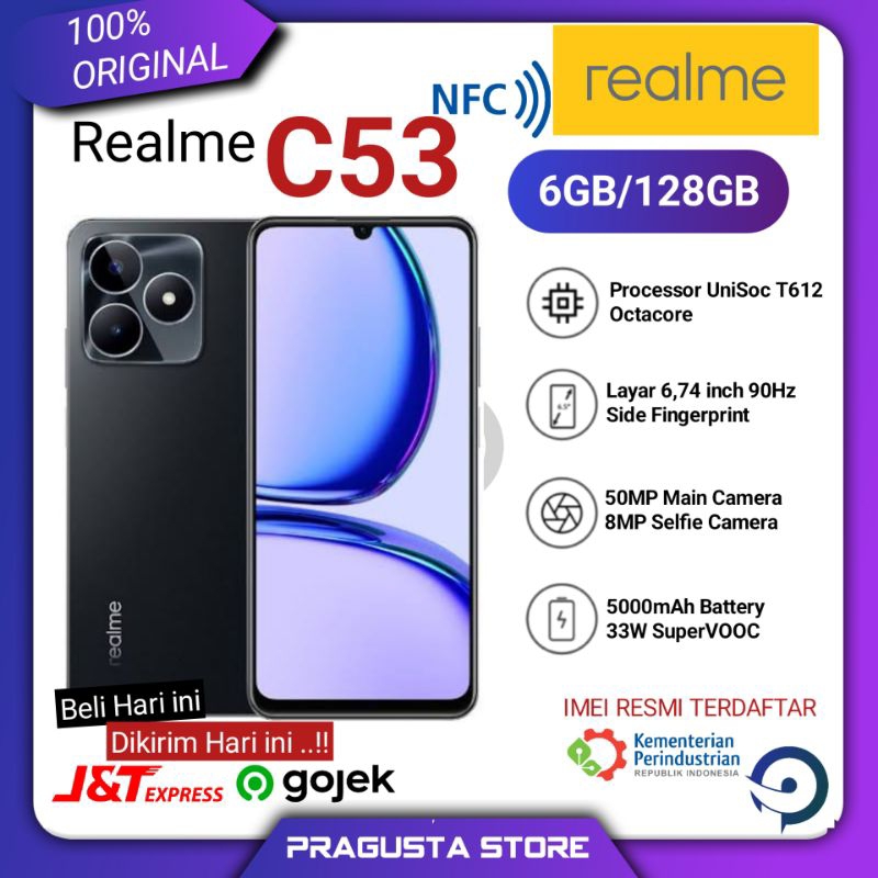 Jual Realme C53 NFC 6/128GB Garansi Resmi 1 Tahun Realme Service center ...