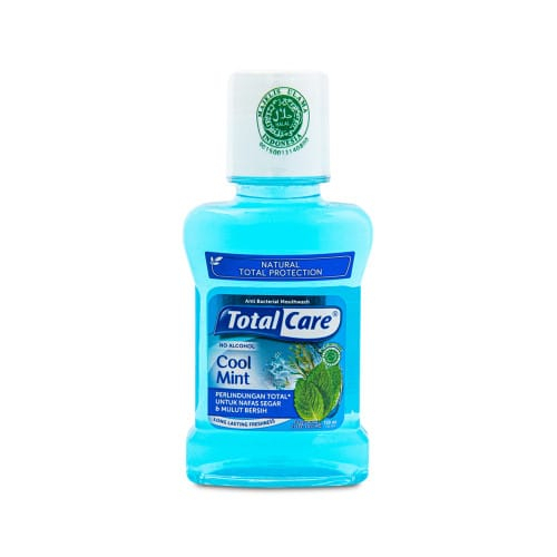 Jual Total Care Mouthwash Cool Mint 100 ml/ Membantu mengurangi