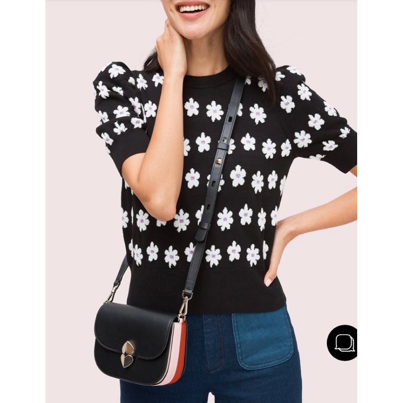 Jual Kate Spade Lula Small Saddle Bag Black AUTHENTIC Shopee Indonesia