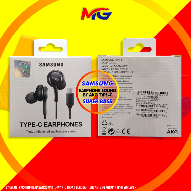 Jual Headset Hedset Samsung Akg Note 20 S20 S20plus Earphone Type C Original 100 Shopee Indonesia 3301