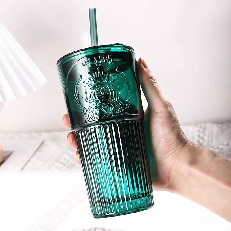 Jual Starbucks Limited Edition Tumbler Gelas Kaca Vintage Aesthetic Bottle Cup Simple Elegant