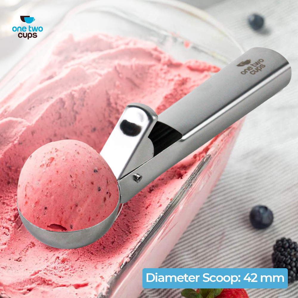 SCOOP AISKRIM ALUMINIUM & TAHAN KARAT