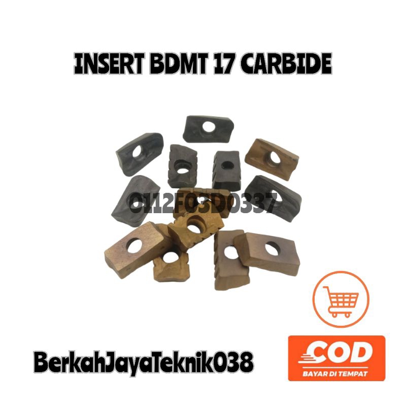 Jual Insert milling Bdmt 17 Carbide Pisau Bubut Pisau Milling | Shopee ...