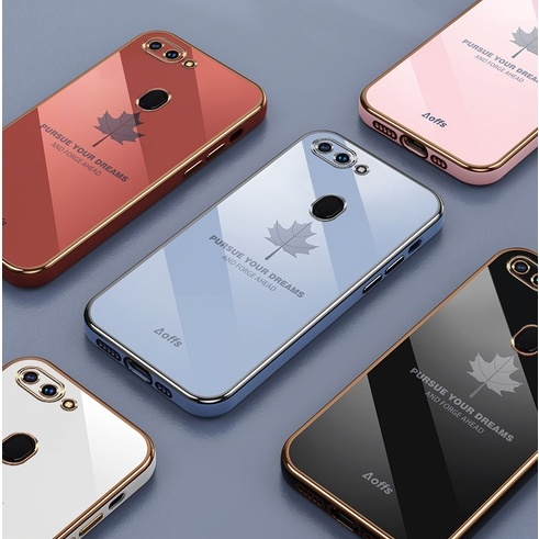 Jual PROMO Case Maple OPPO A5S F9 F9 PRO A12 A7X A7 A11k R 2 R 2 PRO ...